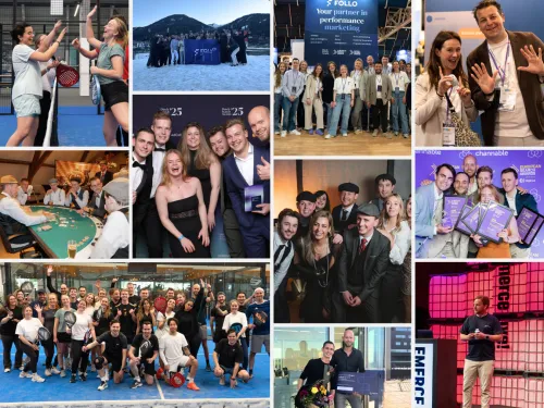 Follo agency team collage photos