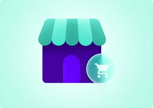 Marketplaces-illustratie