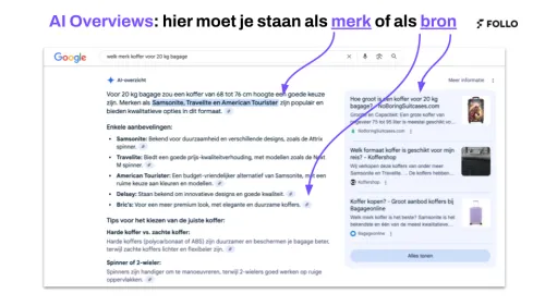 AI Overviews: hier moet je staan als merk of als bron